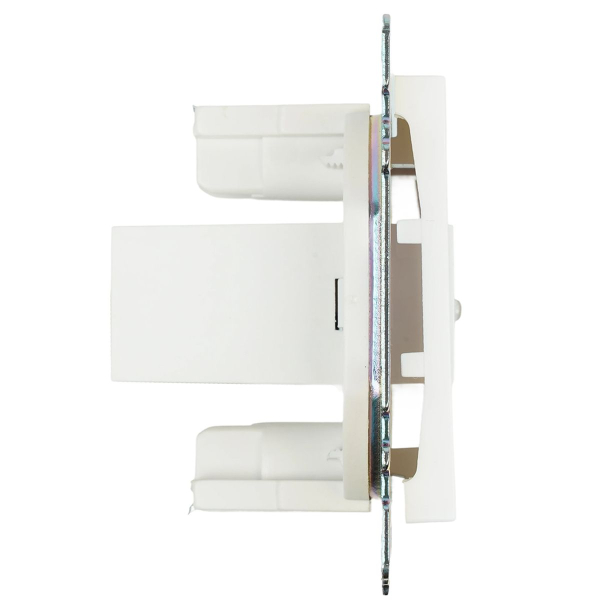 Розетка 2хUSB Stekker Катрин белый GLS10-7115-01 39686