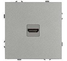 Розетка ЭРА Galaxy 15-3114-03 HDMI IP20 алюминий Б0070796