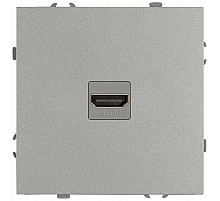 Розетка ЭРА Galaxy 15-3114-03 HDMI IP20 алюминий Б0070796
