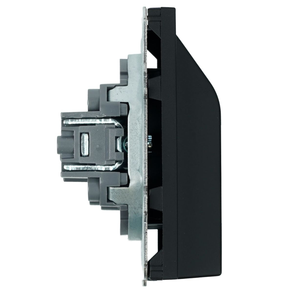 Кабельный вывод ( механизм), Stekker Эмили, черный уголь, soft-touch, RST00-5119-01 50221