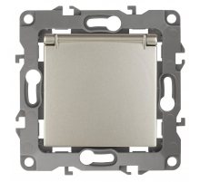 Розетка ЭРА 12 2P E Schuko со шторками с крышкой 16A 250V 12-2103-04 Б0014696