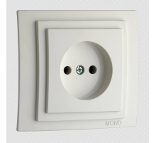 Розетка 2К Mono Electric Larissa 16A 250V винтовое подключение белый 103-191922-116