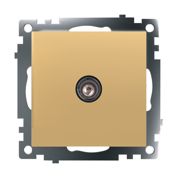 ТВ-розетка Stekker Катрин золото GLS00-7108-08 49228