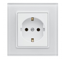 Розетка 2P+E Vesta-Electric Exclusive White белый FRZ00040004BEL