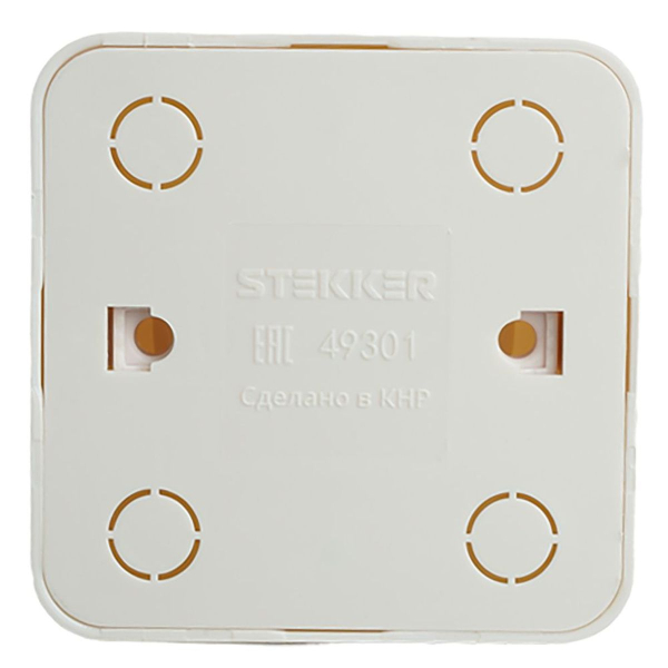 Розетка 2P Stekker София белый MST10-11-01 49301