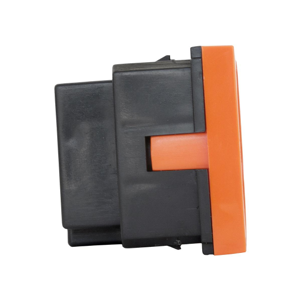 Розетка LK Studio с з/к, со шторками (оранжевый) LK45 ( для выделения 'чиcтого питания сети') 851112