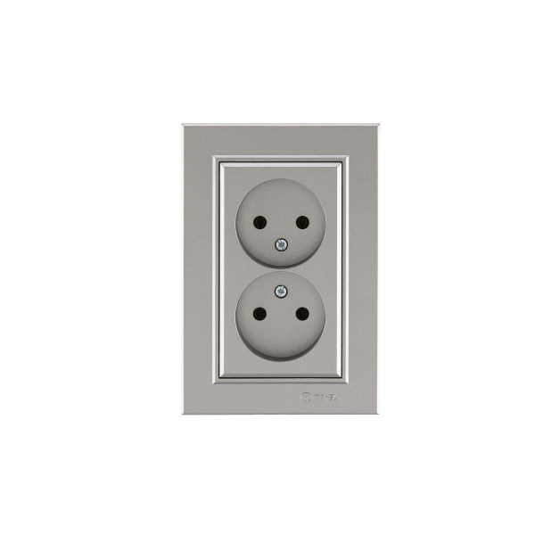 Розетка 2-я б/з Makel Karea 56052017