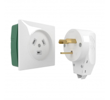 Розетка с вилкой для электроплиты Werkel 250V 32A белый W1189201 4690389170805