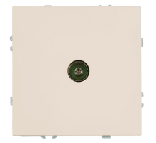 Розетка телевизионная 1-местная (механизм), Stekker, 75 Ом, 5-862МГц Эмили, RST00-5108-08, кашемир, soft touch 49901