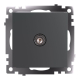 ТВ-розетка Stekker Катрин графит GLS00-7108-06 49419