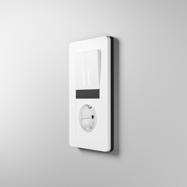 Розетка с заземлением и шторками Werkel белый W1171101 4690389155123