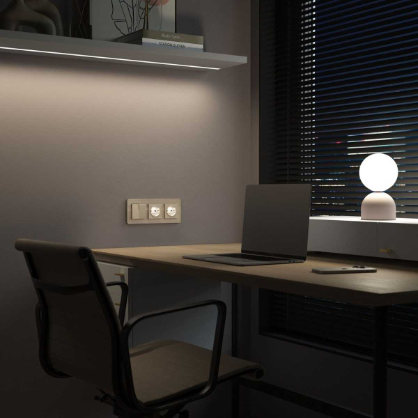 Розетка с подсветкой Werkel айвори a069610