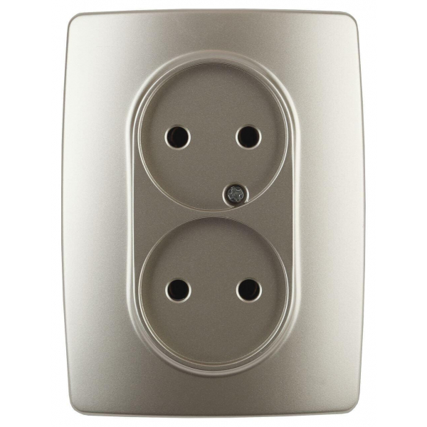 Розетка ЭРА 12 2x2P 16A 250V 12-2107-04 Б0031241 Розетка ЭРА 12 2x2P 16A 250V 12-2107-04 Б0031241