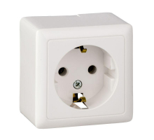 Розетка 2К+З Systeme Electric Хит 16A 250V белая RA16-133-B