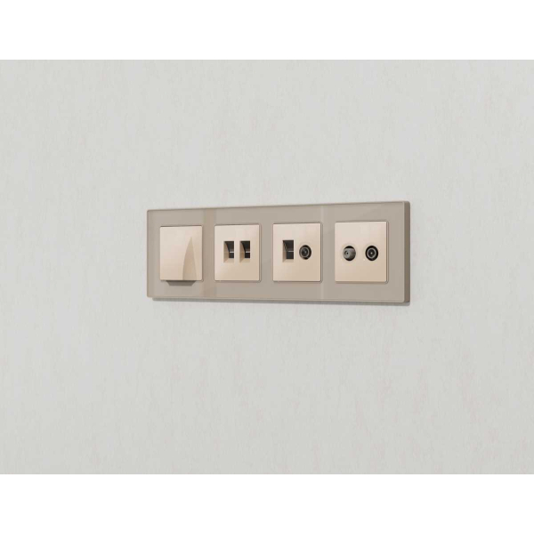 Лицевая панель AMBRELLA VOLT ALFA AP3133