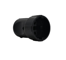 Розетка штепсельная Lezard Accessories черная 715-1600-606B