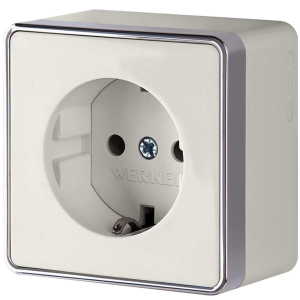 Розетка с заземлением Werkel Gallant слоновая кость W5071003 4690389164477
