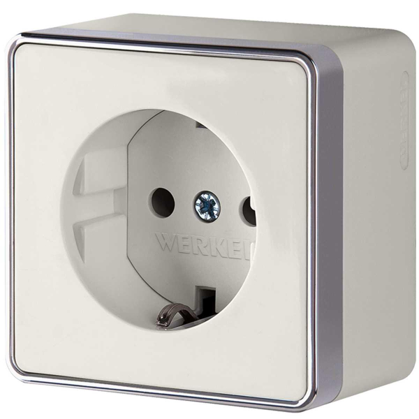 Розетка с заземлением Werkel Gallant слоновая кость W5071003 4690389164477