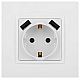 Розетка ЭРА Elegance 14-4109-01М 2P+E 16A-250В штор. с 2xUSB 5В-3А белый матовый Б0065773