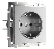 Розетка Werkel серебряный матовый W1171065 4690389195570