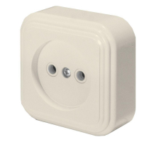 Розетка 2P Stekker Брест слоновая кость PST16-20-20 49061