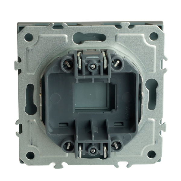 Заглушка (механизм), серия Эмили, платиново-серый, soft touch, RST00-5116-10 49961