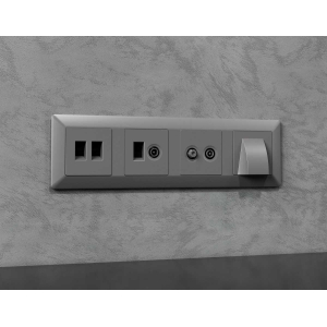 Лицевая панель AMBRELLA VOLT ALFA AP5133