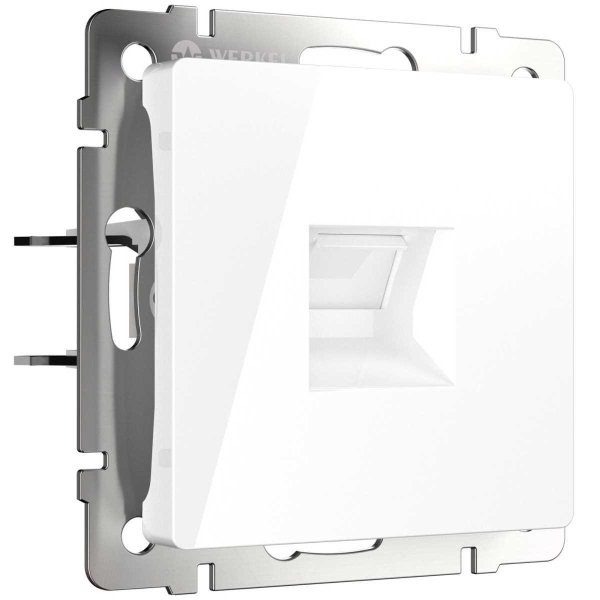 Телефонная розетка RJ-11 Werkel белый W1182001 4690389155383