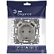 Розетка ЭРА Elegance 14-4108-16 2P+E 16A-250В со шторками с USB type-A+C 5В-3А титан Б0067695