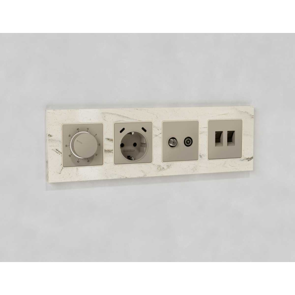 Лицевая панель AMBRELLA VOLT ALFA AP3705