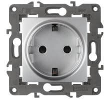 Розетка ЭРА Elegance 2P E Schuko со шторками 16A 250V 14-2102-03 Б0034274