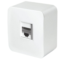 Розетка компьютерная RJ-45 Stekker София белый MST00-20-01 49300