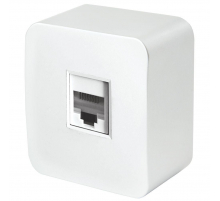Розетка компьютерная RJ-45 Stekker София белый MST00-20-01 49300