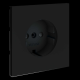 Накладка для розетки с заземлением и защитными шторками S70 (графит) Voltum VLS000707