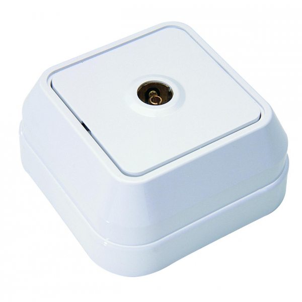 Розетка ТВ проходная 8 dB (Female) Makel 45107 Розетка ТВ проходная 8 dB (Female) Makel 45107