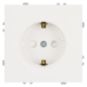 Розетка 2P+PE Stekker Эмили со шторками белый фарфор RST16-5110-01 49880