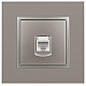 Розетка ЭРА Elegance 14-3107-16 RJ45, титан Б0065764