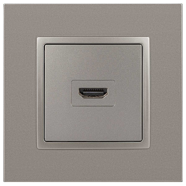 Розетка ЭРА Elegance 14-3114-16 HDMI титан Б0065778