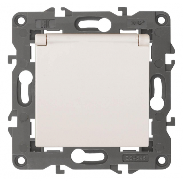 Розетка ЭРА Elegance 2P E Schuko со шторками с крышкой 16A 250V 14-2103-02 Б0034279 Розетка ЭРА Elegance 2P E Schuko со шторками с крышкой 16A 250V 14-2103-02 Б0034279