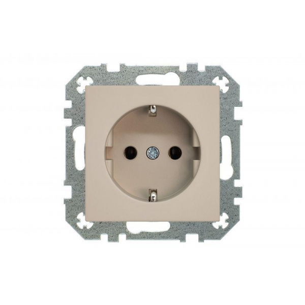 Розетка 2P Liregus Retro со шторками кремовый омбре 29-125 Розетка 2P Liregus Retro со шторками кремовый омбре 29-125