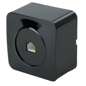 Розетка компьютерная RJ-45 Stekker София черный MST00-20-02 49312