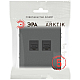 Розетка ЭРА Arktik 16-3108-06 информационная двойная 2XRJ45 графит Б0070489
