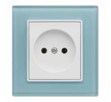 Розетка 2P Vesta-Electric Exclusive Blue голубой FRZ00040001SIN