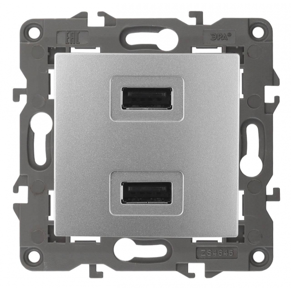 Устройство зарядное USB ЭРА Elegance 5V-2,1A 14-4110-03 Б0034360 Устройство зарядное USB ЭРА Elegance 5V-2,1A 14-4110-03 Б0034360