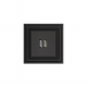 Розетка 2xUSB Liregus Retro черный матовый 29-217
