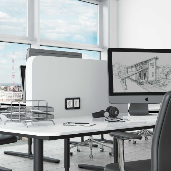 Розетка с заземлением Werkel белый матовый W1171061 4690389184703