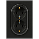 Розетка ЭРА Arktik 16-2105-05 двойная с заземлением 2X2P+E Schuko со шторками 16А-250В антрацит Б0070458