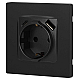 Розетка ЭРА Серия 12 12-4108-12 2P+E 16A-250В со шторками с USB type-A+C 5В-3А графит Б0067700