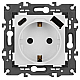 Розетка ЭРА Elegance 14-4108-01 2P+E 16A-250В со шторками с USB type-A+C 5В-3А белый Б0067736