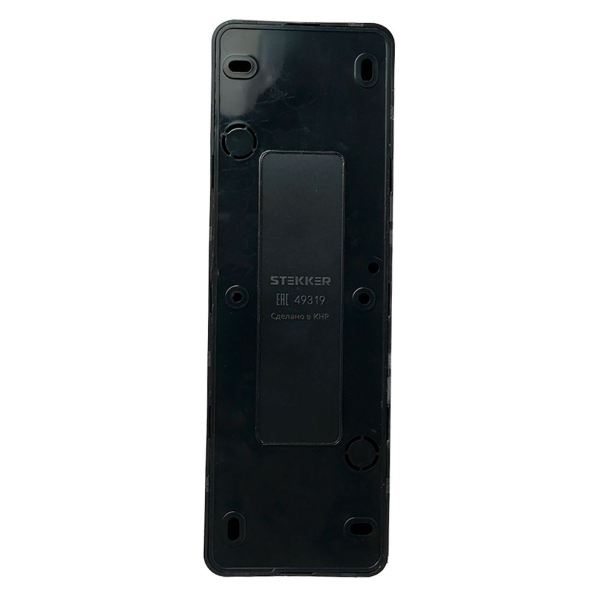 Розетка четырехместная 2P Stekker София черный MST10-14-02 49319